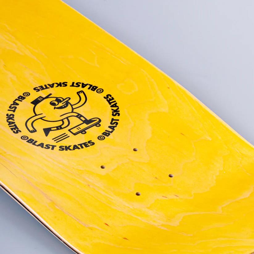 Blast Skates Custom Blast Shape Dreyfus Art Skateboard Deck 9.5"