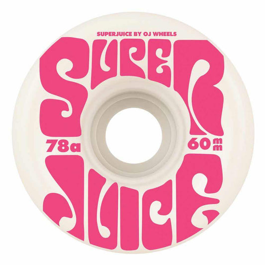 OJ Skateboard Wheels Super Juice White 60mm