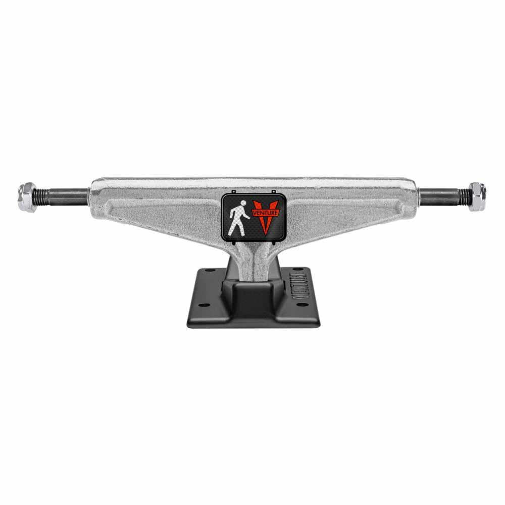 Venture 5.6 V Light Skateboard Trucks Shanahan Streets Polished/Flat Black 5.6"