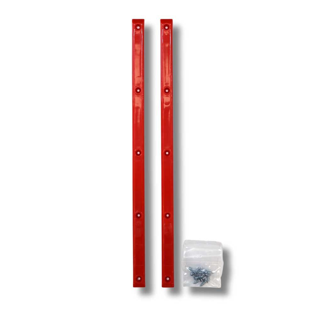 G-Tool Skateboard Rails 2 Pack Low Profile Red