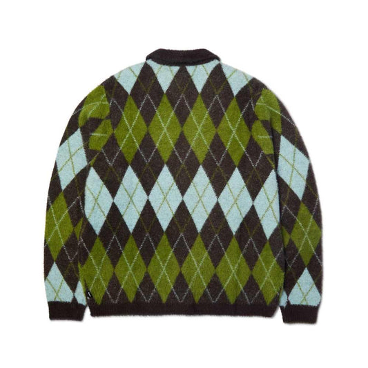 Huf Cooper Mohair Sweater Dark Brown