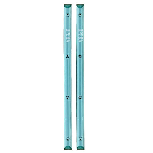 Opera Round Ice Blue Clear Skateboard Rails 14''