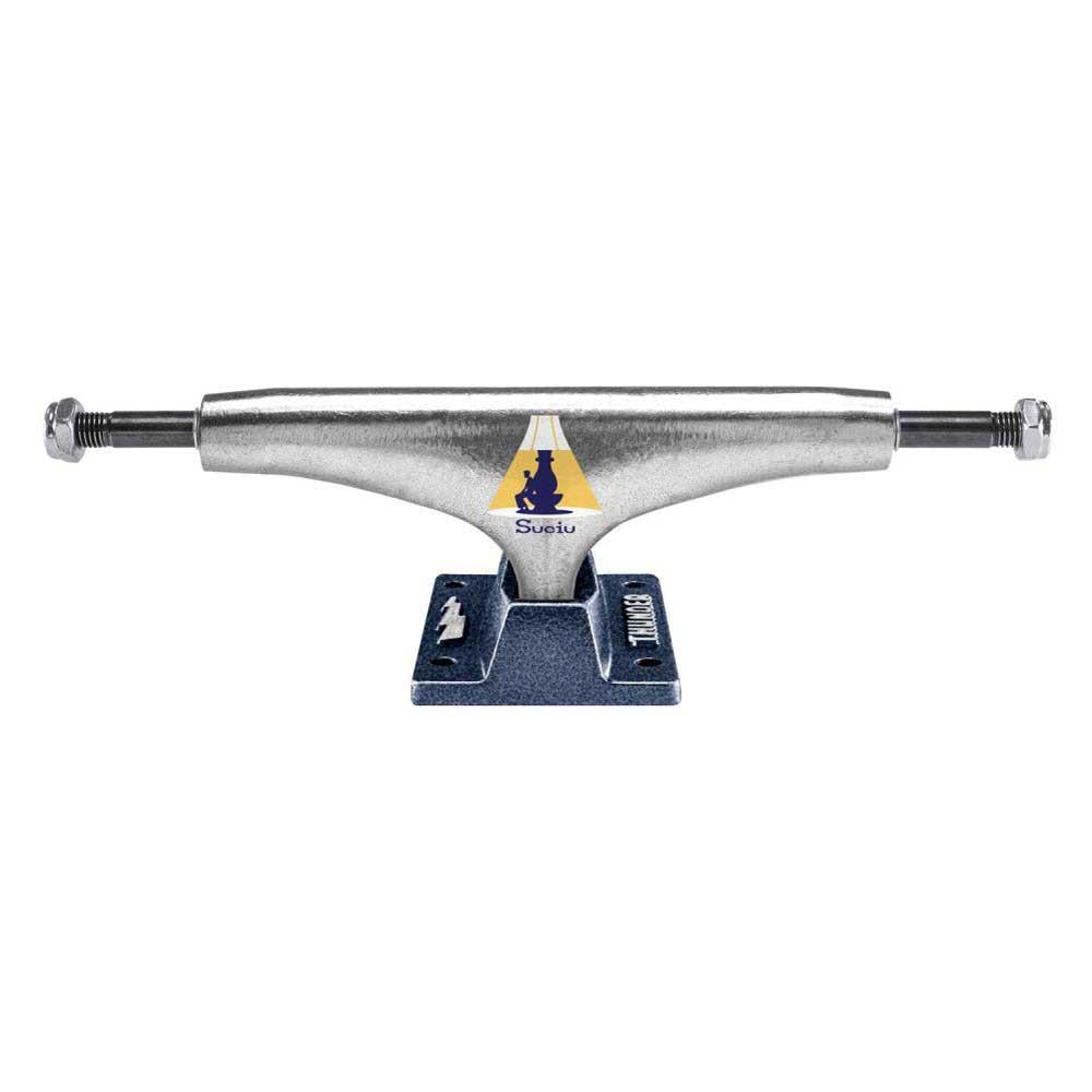 Thunder Skateboard Trucks Suciu Nightwatch Inverted Polished / Blue 149mm