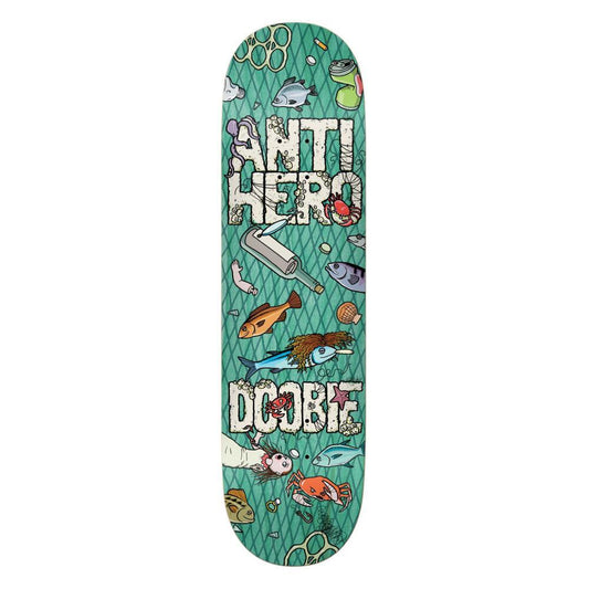 Antihero Skateboard Deck Doobie Catch of the Day Turquoise 8.5"