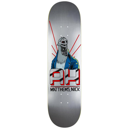 Anti Hero Deck Nick Matthews The Pigeonator Silver 8.25"