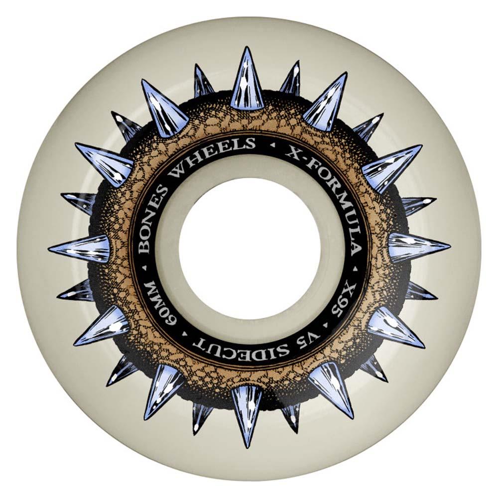 BONES X-Formula Street Cleats V5 Sidecut Skateboard Wheels 60mm 95A