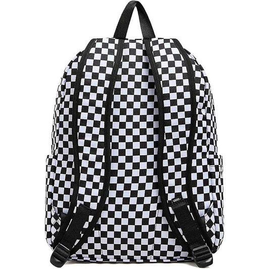 Vans Old Skool Check Backpack Black White