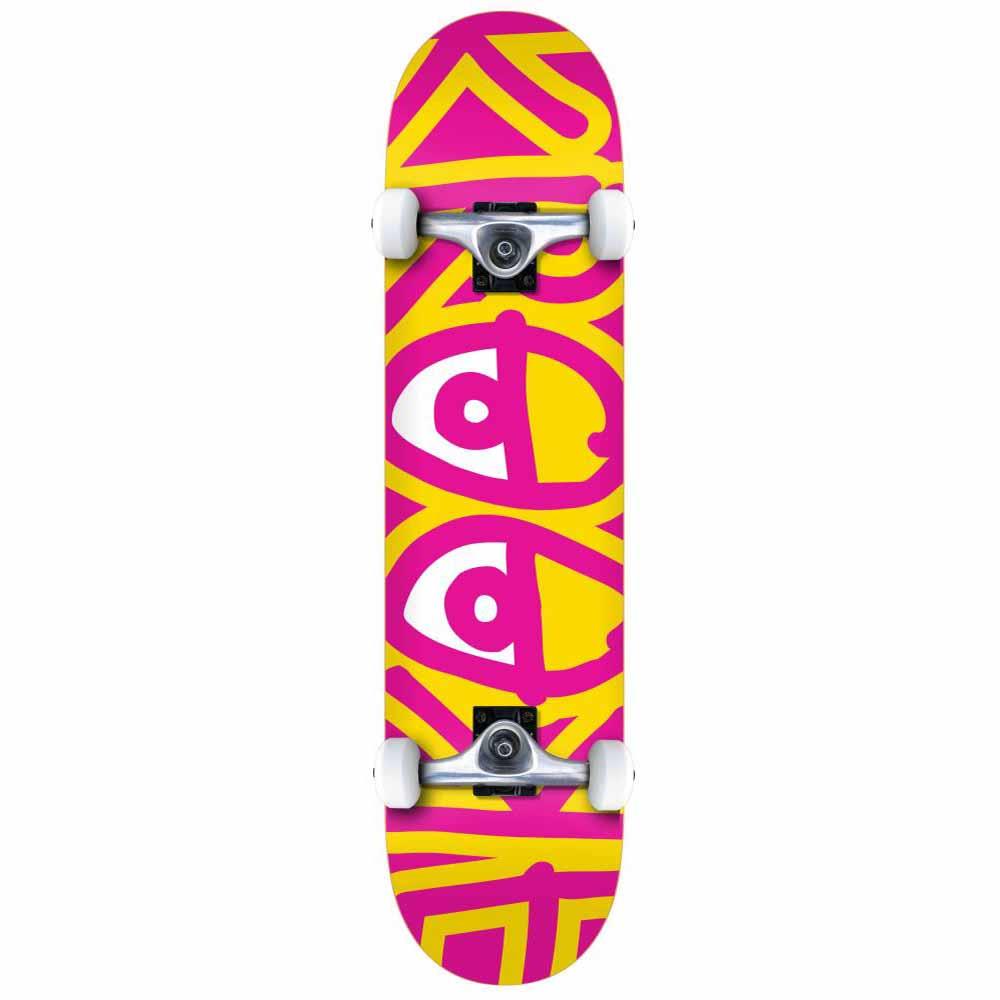 Krooked Complete Skateboard Team Big Eyes Multi 7.5"