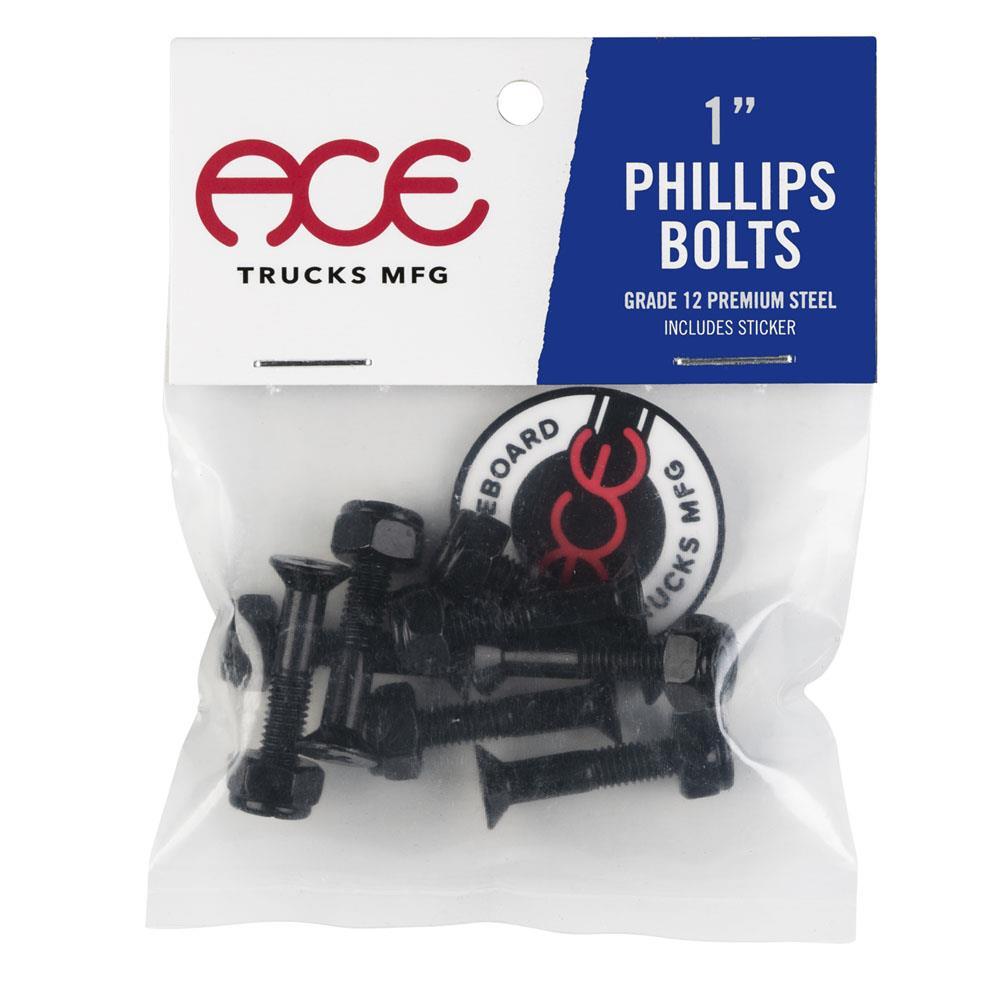 Ace Trucks Skateboard Bolts Phillips 1"