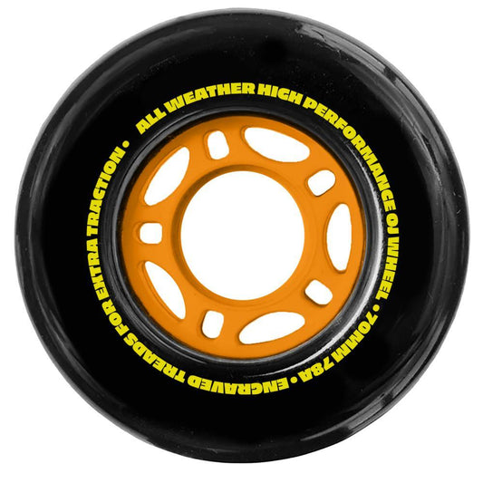 OJ Skateboard Wheels Dirt Tires Thunder Juice 78a Black 70mm