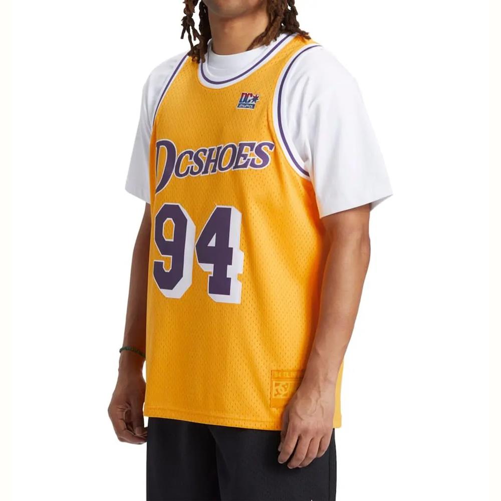 DC Shoes Showtime Basketball Jersey Saffron