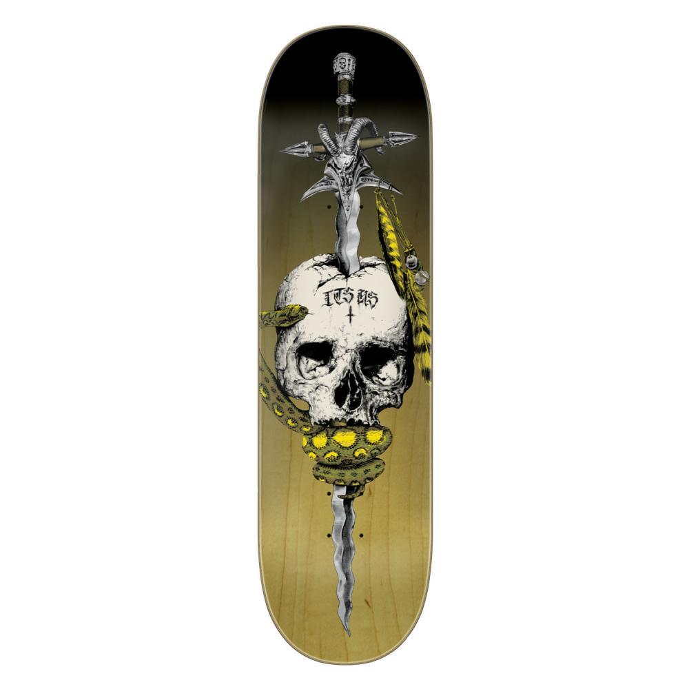 Creature Martinez Blade Pro Yellow / Brown Skateboard Deck 8.6"