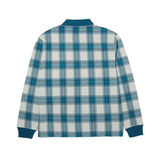 HUF Knit 89 Plaid Rugby Shirt Natural