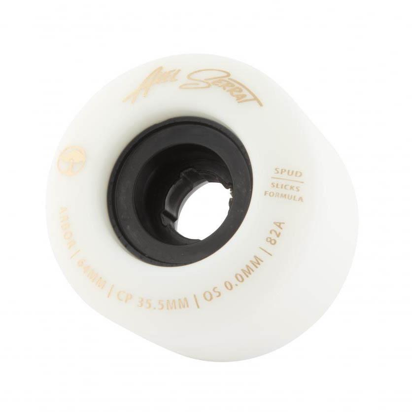 Arbor Signature Skateboard Wheels Spud Axel Serrat 82a White 64mm