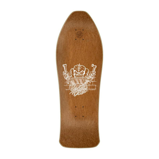 Santa Cruz Reissue Skateboard Deck Rankine Monster Reissue Brown Multi 10.39"