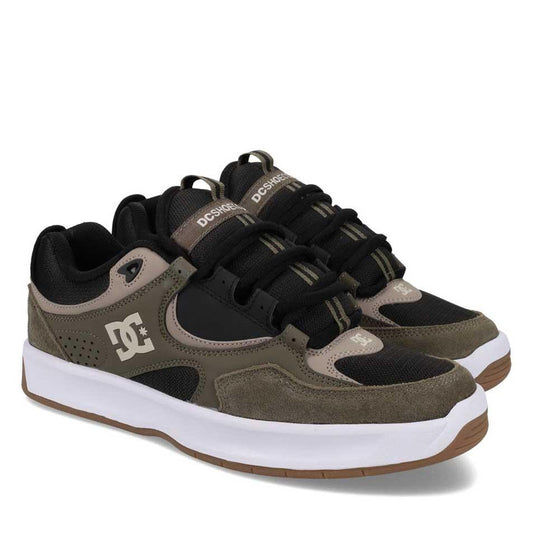 DC Kalynx Zero S Green Leather Skate Shoes