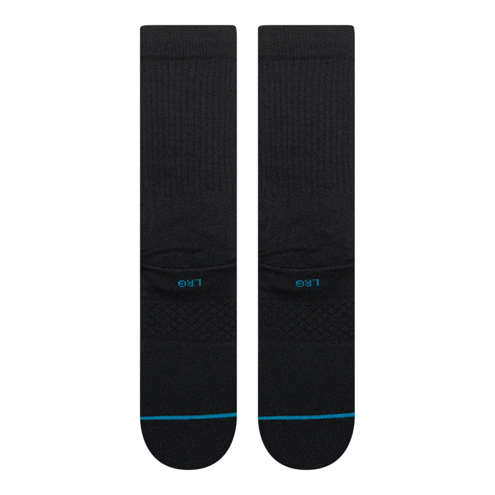 Stance Cursor Crew Socks Black Large Uk7-11