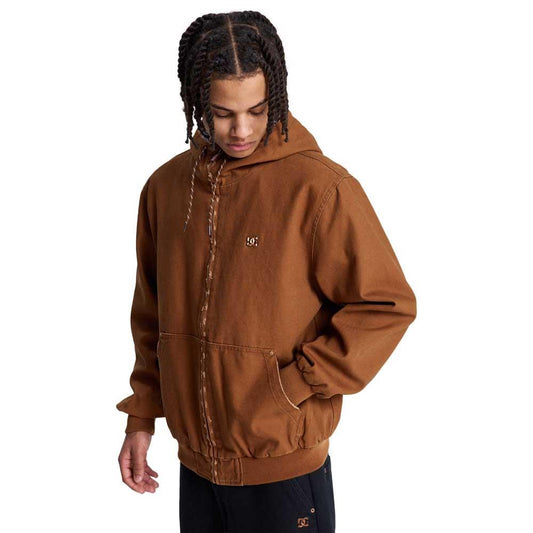 DC Shoe Co Garage Hooded Jacket Toffee