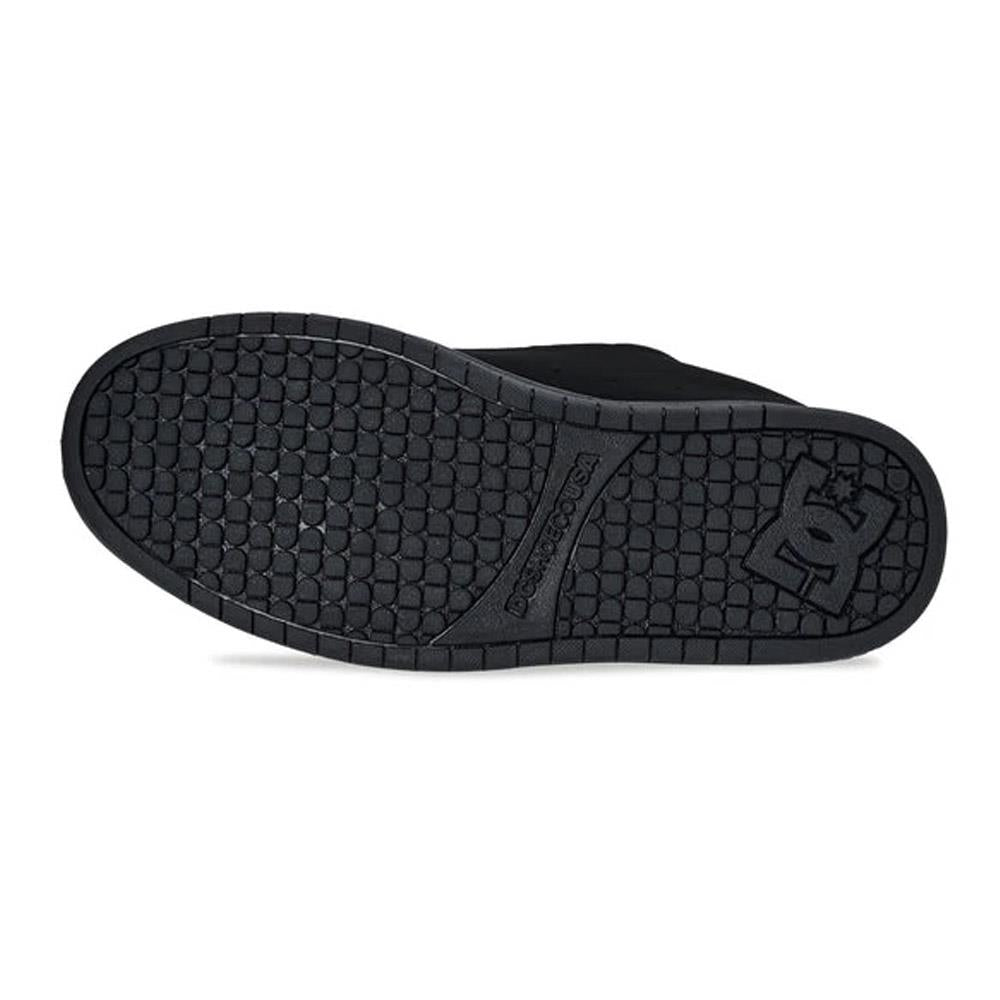 DC Shoe Co Court Graffik Skate Shoes Black Black Beveled