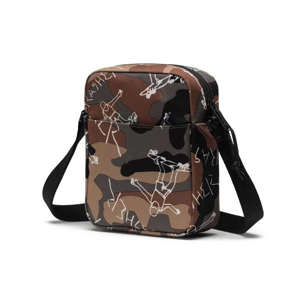 Herschel X Thrasher Magazine Gonz Heritage Crossbody Bag Woodland Camo