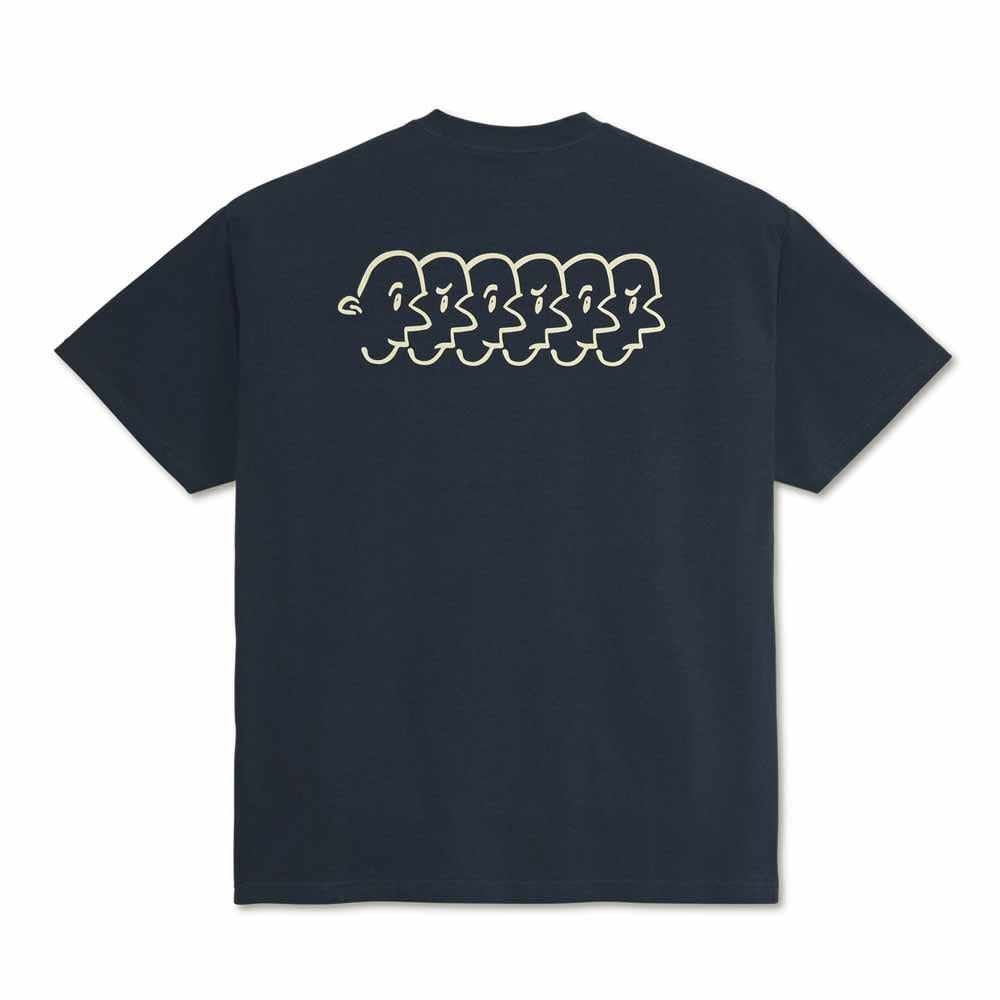 Polar Skateboards Faces T-Shirt New Navy