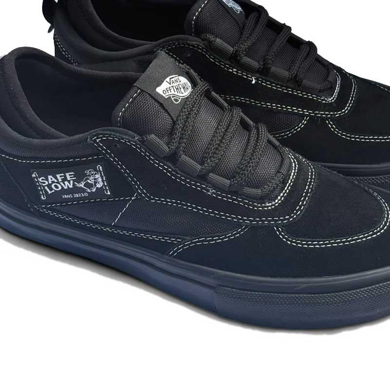 Vans Skate Safe Low Black Black Skate Shoes