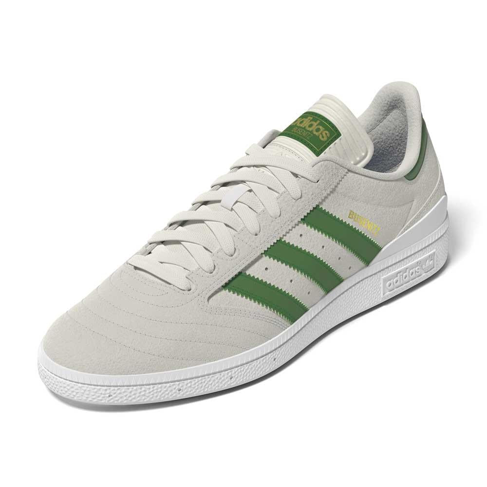 Adidas Skateboarding Busenitz Pro Crystal White Gold Metallic Skate Shoes