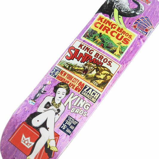 King Skateboards Zach Saraceno Bros Skateboard Deck Multi Colour 8.18"