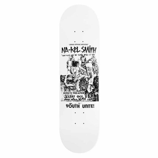 King Skateboards Nak Flyer Skateboard Deck Black White 8.25"