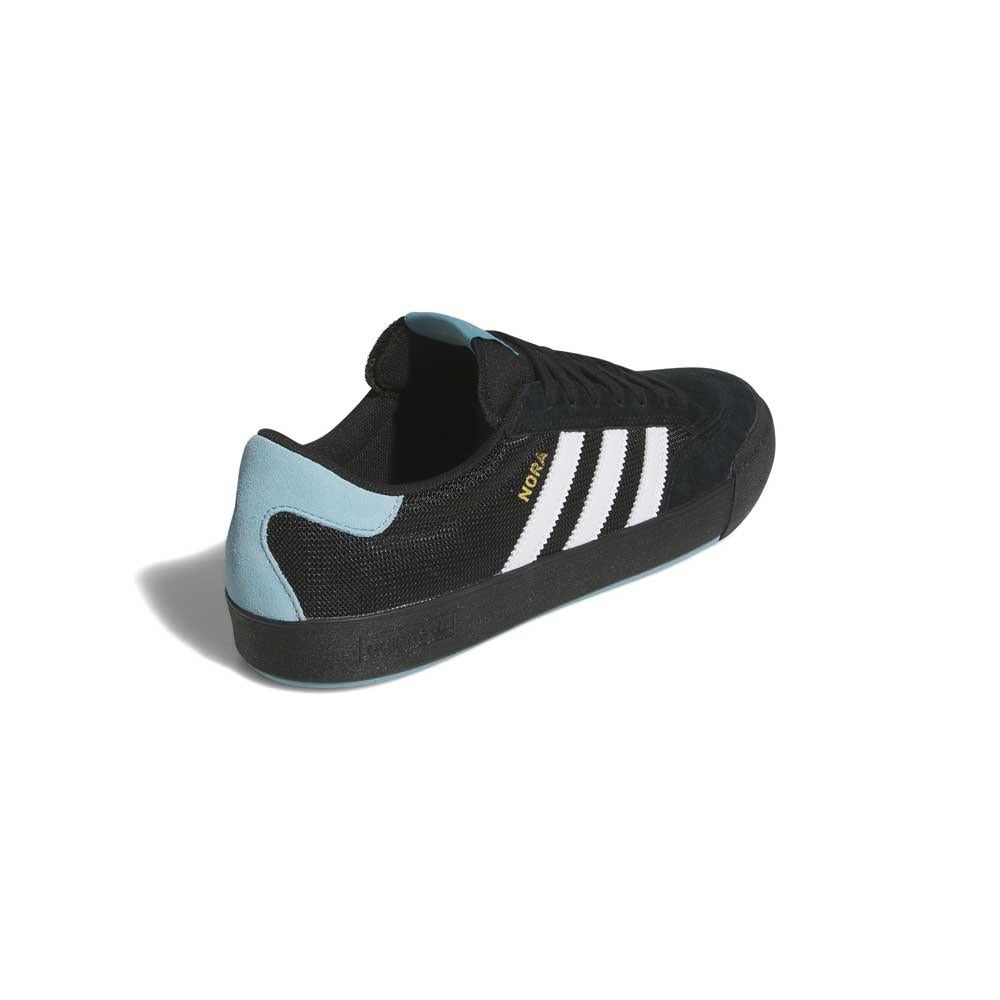 Adidas Skateboarding Nora Core Black Feather White Blue Skate Shoes
