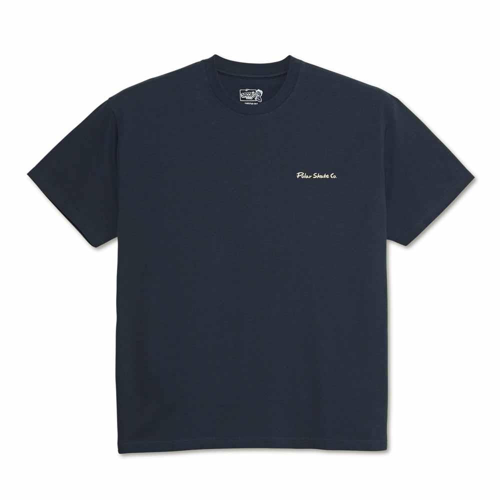 Polar Skateboards Faces T-Shirt New Navy