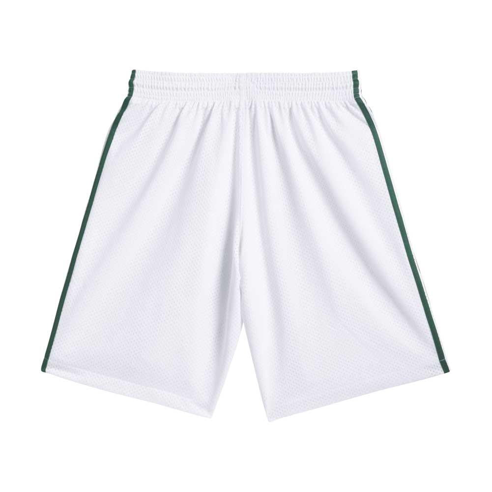 Adidas Skateboarding X Tyshawn Basket Ball Shorts White Matte Gold Collegiate Green