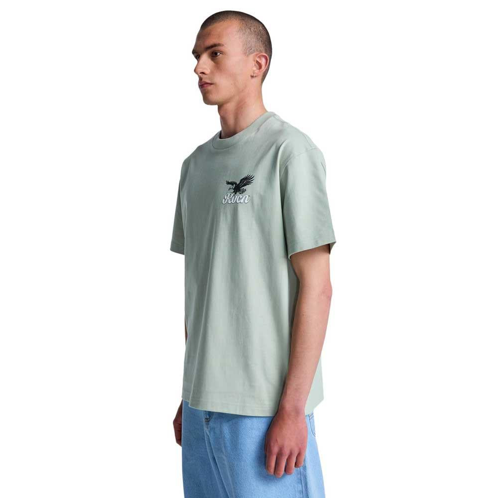 RVCA On Wings Short Sleeve T-Shirt Light Olive
