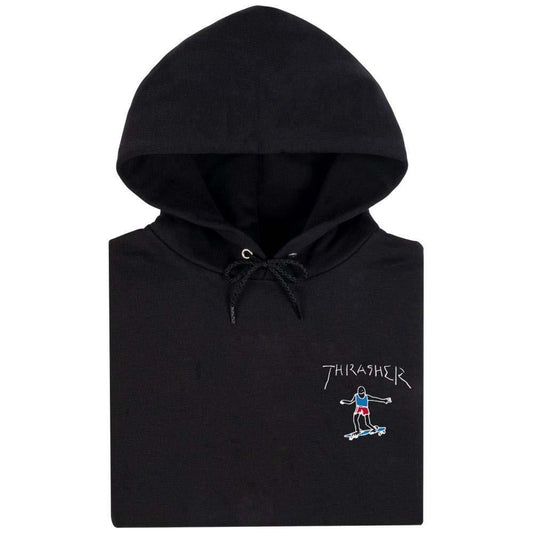 Thrasher Magazine Hooded Sweatshirt Gonz Mini Logo Black