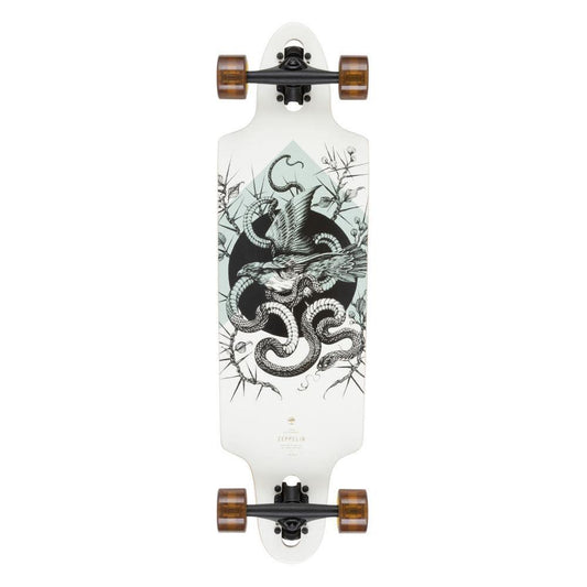 Arbor Cruiser Complete Skateboard Bamboo Zeppelin White 32"