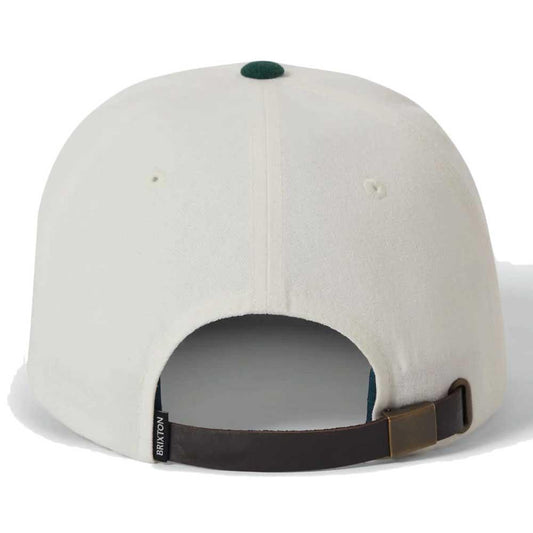 Brixton Big B Mp Adjustable Cap Midnight One Size Off White Primal Green
