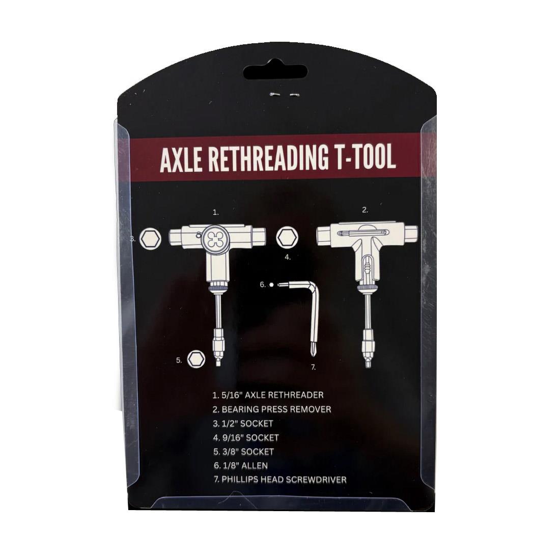 G-Tool Automatic T Tool Axle Rethreader Socket Wrench and Allen/Phillips