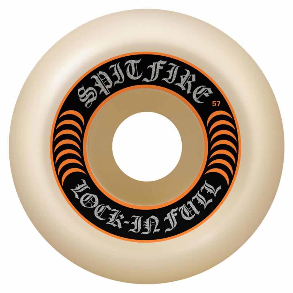 Spitfire Formula Four Skateboard Wheels Lock-In Full Natural 57mm