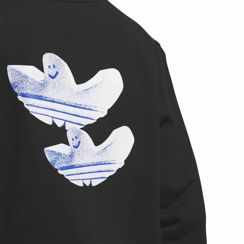 Adidas Skateboarding Shmoo G Hooded Sweatshirt Black White Royal Blue
