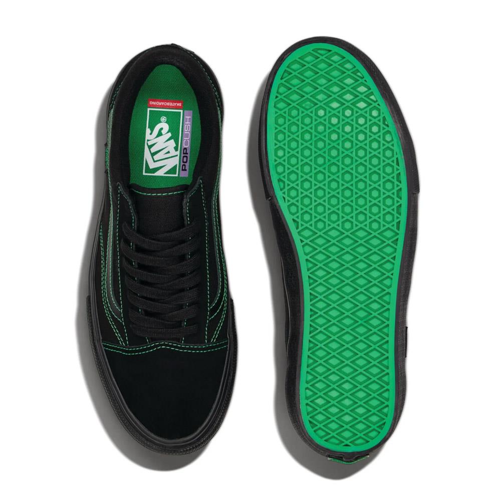 Vans Skate Old Skool Black Black Green