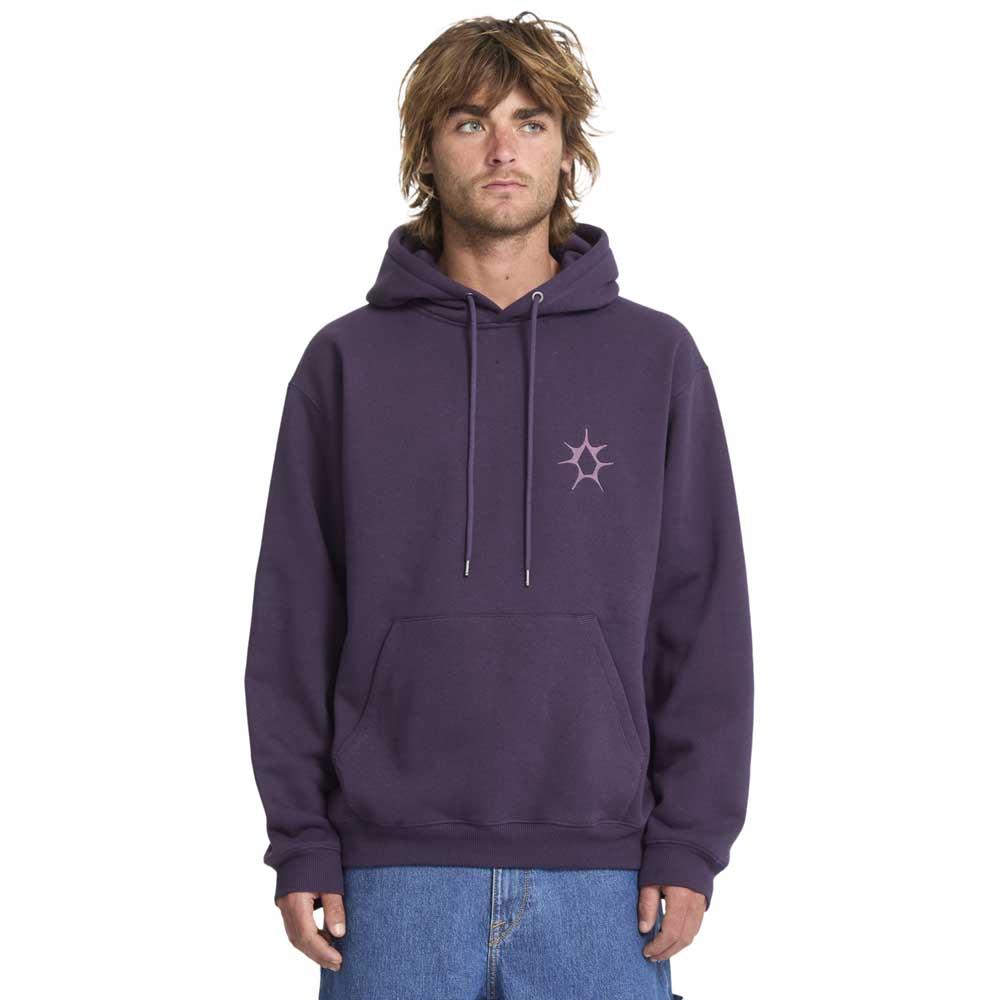 Volcom Watanite Pullover Hooded Sweatshirt Dark Purple