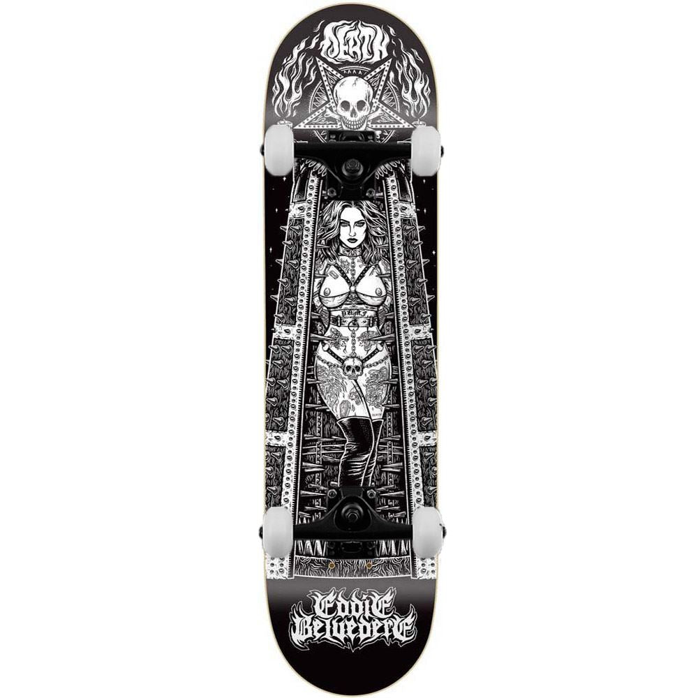 Death Skateboards Eddie Belvedere Maiden Complete Skateboard 8.25"