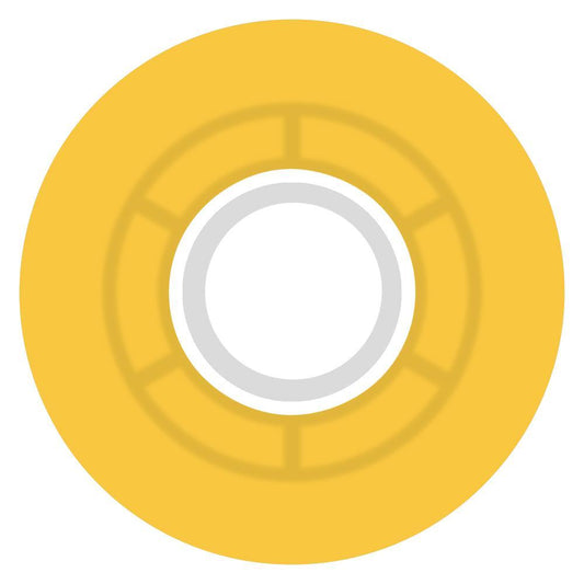 Ricta Skateboard Wheels Clouds Transparent 78a Citrus White 55mm