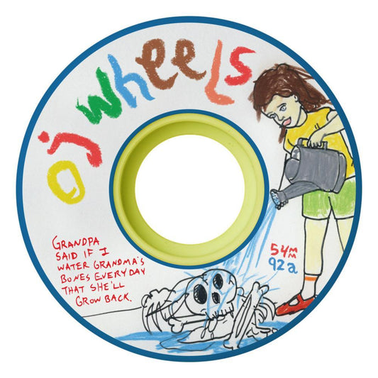 OJ Skateboard Wheels Porous Walker Grandmas Key Blue 54mm 92A