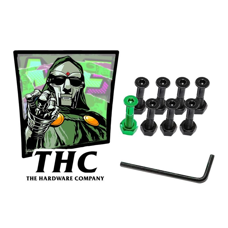 The Hardware Company THC LTD MF Doom Refresh Skateboard Nuts & Bolts 1"