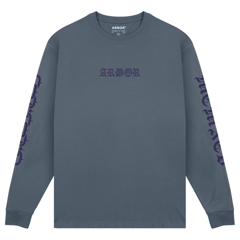 Arbor Skateboards Stag Long Sleeve T-Shirt Slate