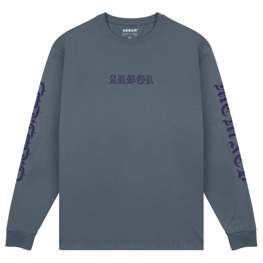 Arbor Skateboards Stag Long Sleeve T-Shirt Slate