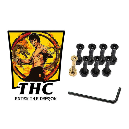 The Hardware Company THC LTD Bruce Skateboard Nuts & Bolts 1"