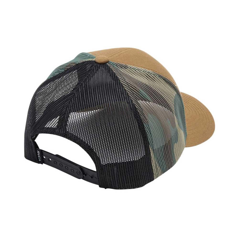 RVCA Mission 2 Trucker Cap Camel Brown
