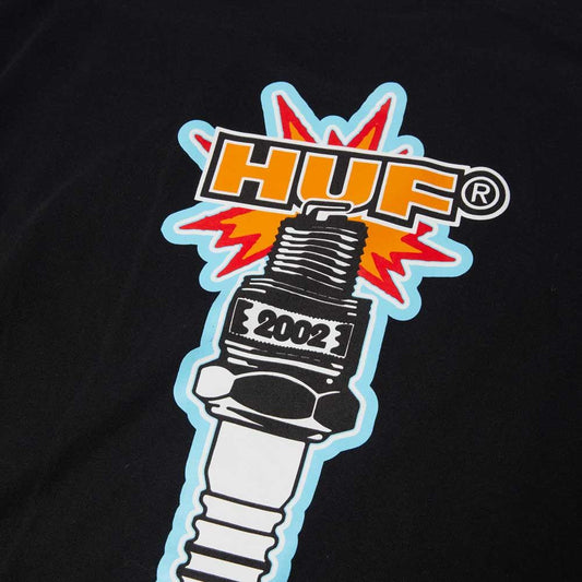 Huf Spark It Up Short Sleeve T-Shirt Black